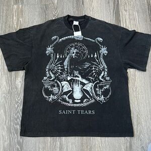 New Wave Black Graphic T-Shirt